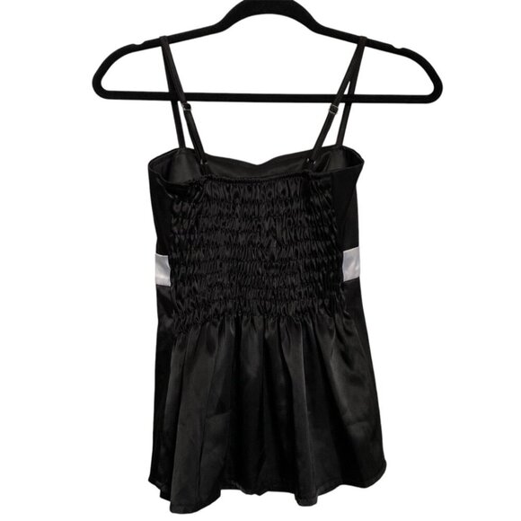 Rozeti Black and White Strappy Top with Bow Tuxedo - Picture 2 of 6